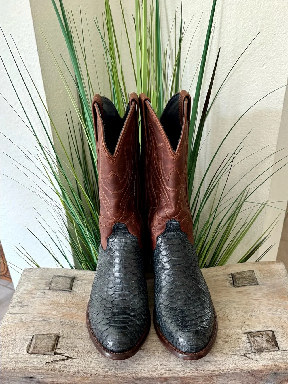 Tecovas The Brady Python Cowboy Boots - Picture 2 of 10